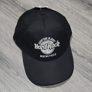NWT Black Hard Rock Cafe Memphis Adjustable Cap